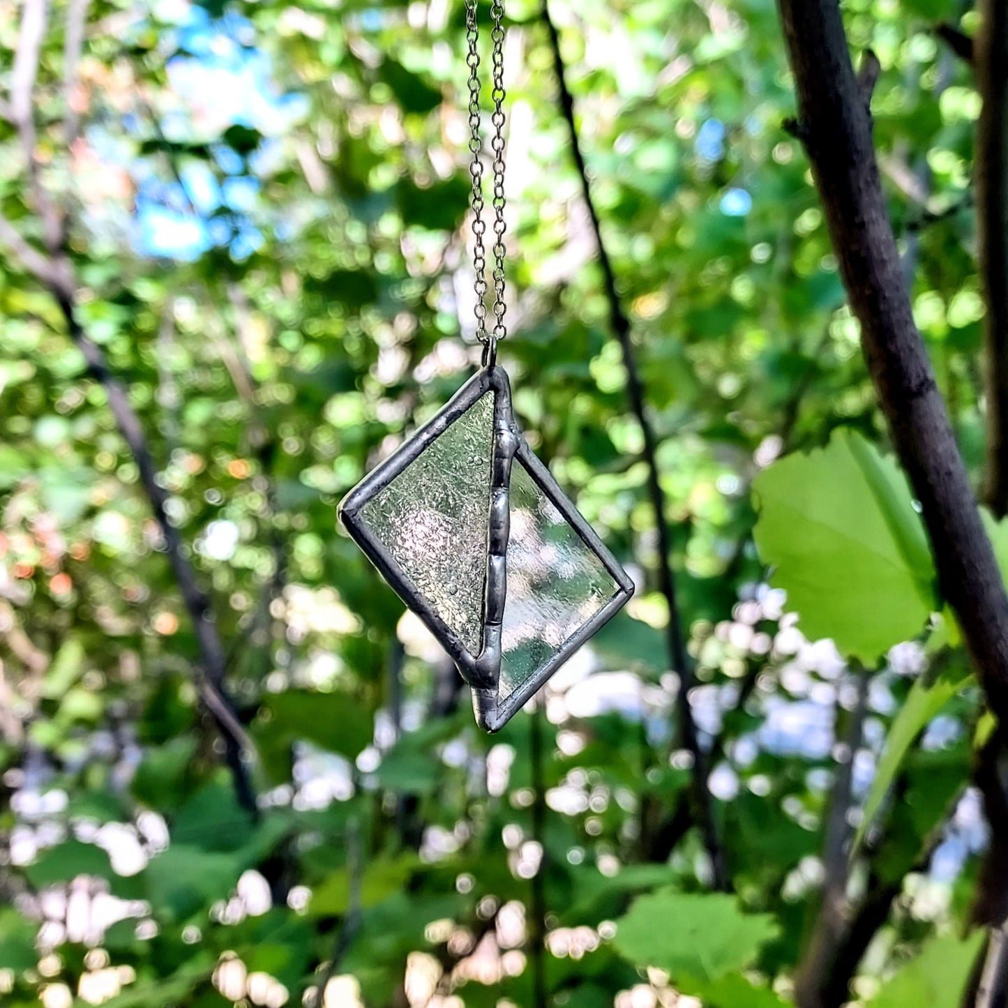 Offset Triangles Necklace