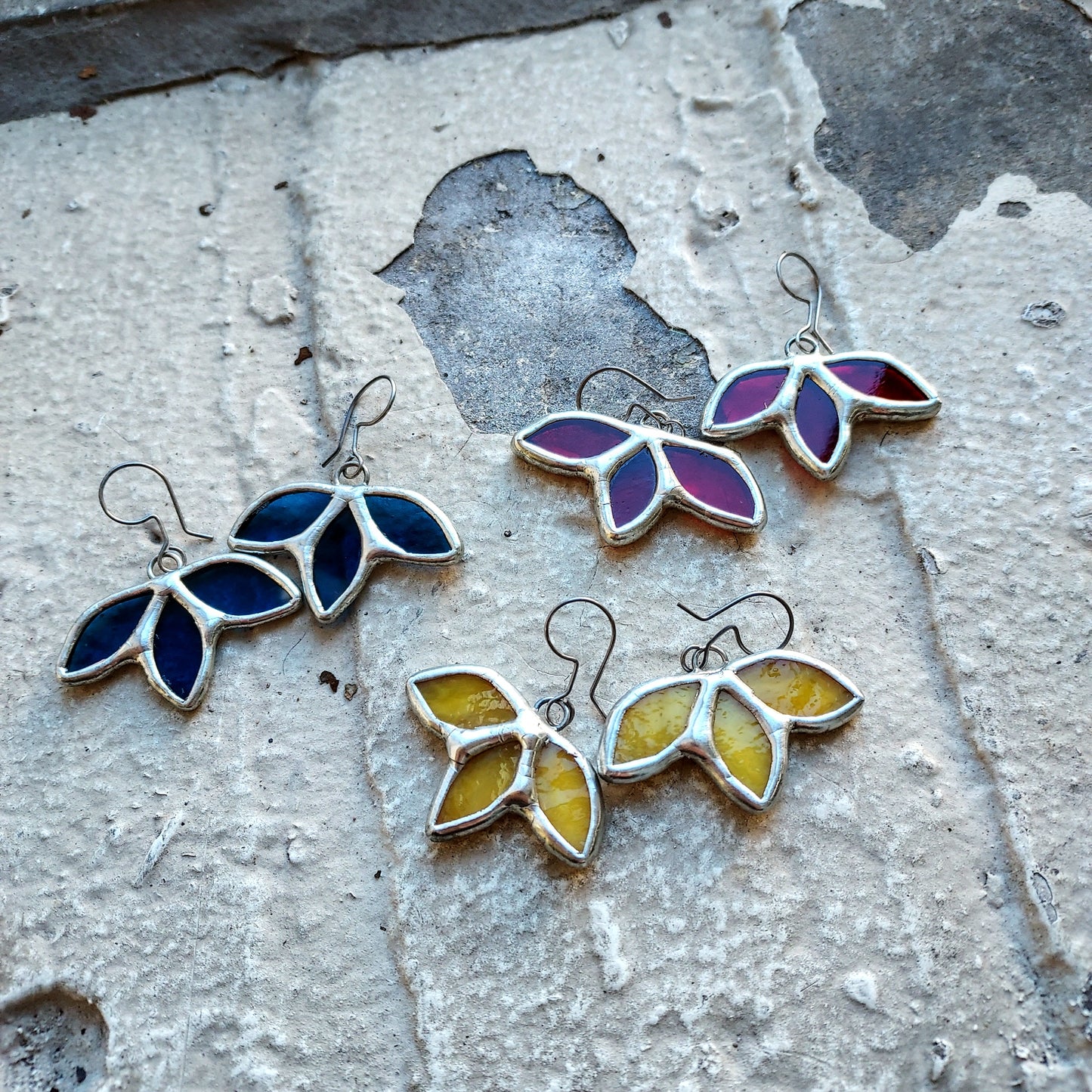 Blossom Stained Glass Earrings